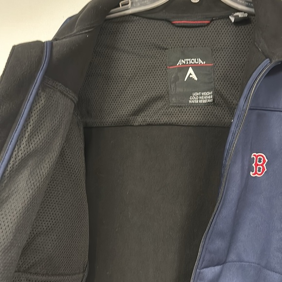 Antigua MLB Boston Red Sox Navy Blue Golf Jacket, Large, EUC - Picture 8 of 10